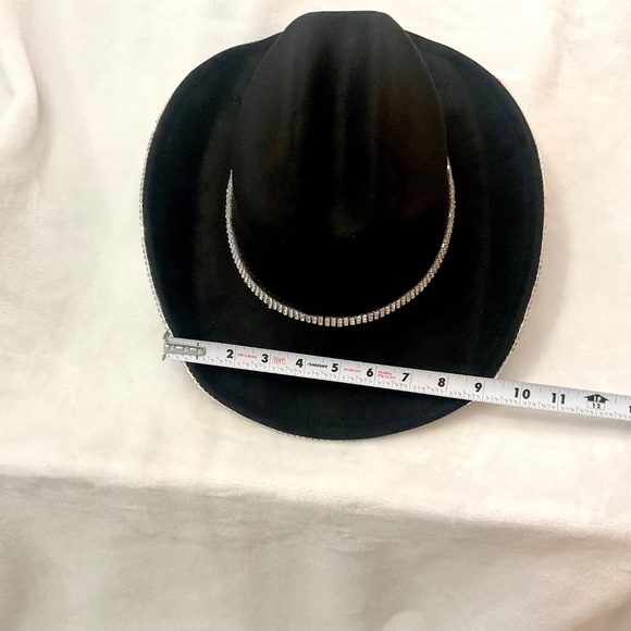 Black Blingy Rhinestone Western Cowboy Cowgirl Hat main image 12